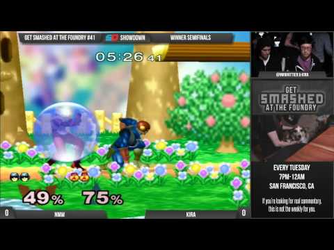 Get Smashed at the Foundry #41 - Winner Finals: Kira (Sheik) vs NMW (C. Falcon)