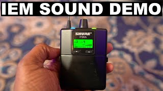 Video thumbnail for Shure PSM300 Sound Test (Hear What Pro IEM Sounds Like) Just like wired? by Pradigy Musicman