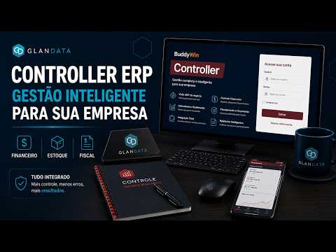 Thumbnail do vídeo Sistema Controller ERP Glan Data