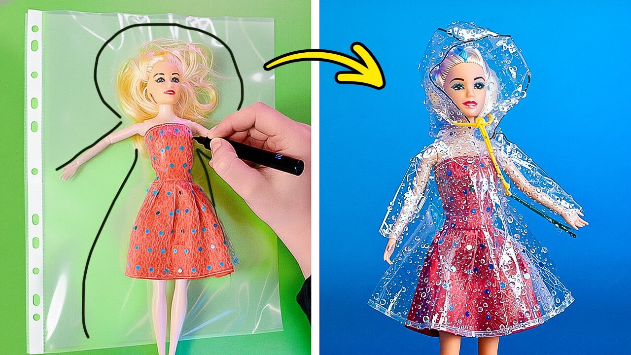 🎨 FUN BARBIE RAINBOW DIYs 💖 Easy Crafts for School & Home 🌈