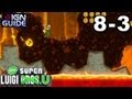 New Super Luigi U 3 Star Coin Walkthrough - Peach's Castle 3: Hot Cogs