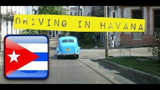 preview picture of video 'Havana car driving - You don't see THIS as a tourist!'