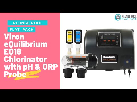 Viron eQuilibrium Eq18 Chlorinator with pH & ORP Probe | Plunge Pool Flat Pack