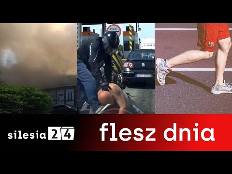 Flesz dnia | Groźny pożar w Chorzowie | MMA na autostradzie A4 | Wizz Air Half Maraton Katowice