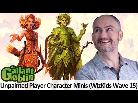 Wave 15 Playable Characters - Nolzur's Marvelous Miniatures - WizKids Unpainted Minis