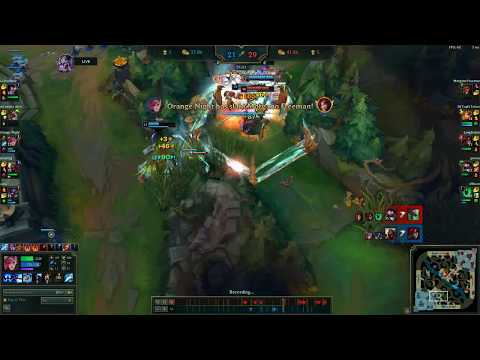tOP Lane Leona quadra kill