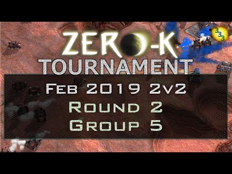 2019/02/23: 2v2 Tournament - Round 2 - Zero-K