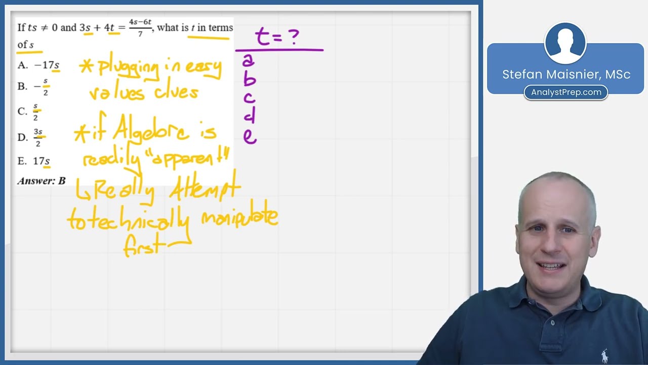 Basic Algebra (GMAT Focus Edition – Quantitative Reasoning Content and Tactics)