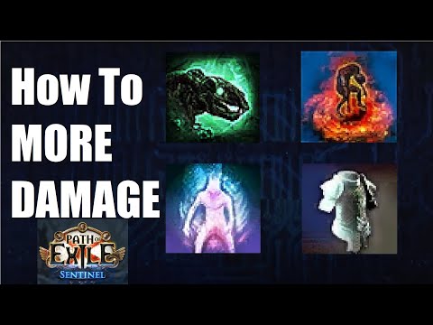 Path of Exile How To Get More Damage in Minions 3.18 Sentinel League - 1025