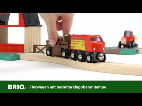 Ravensburger Brio Geležinkelis BRIO ūkio rinkinys, 33719 video