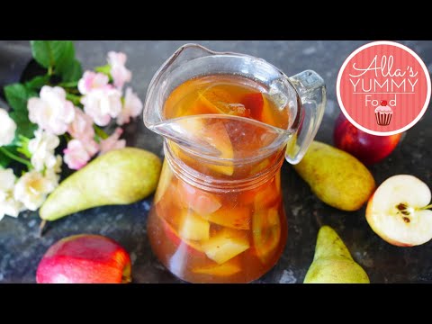 How to make Pear Kompot | Kompot Recipe | Natural Pear Juice