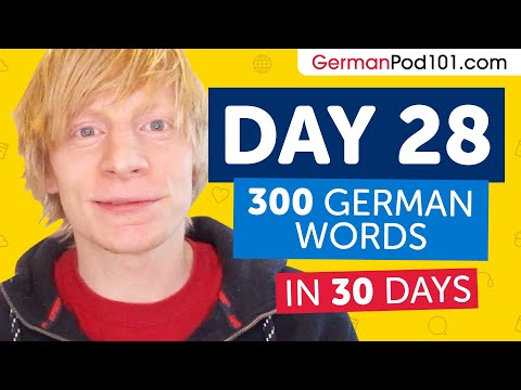 Day 1 10 300 Learn 300 German Words in 30 Days Challenge