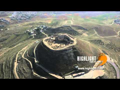 DJ4K_037_G 4K Drone Jerusalem: Herodium from above