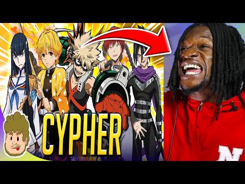 RIVALS OF ANIME SINGING CYPHER - McGwire ft GameboyJones, HalaCG, Connor Quest!, & ASTRSK (REACTION)