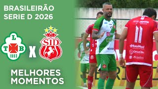 Tuna Luso x Imperatriz - Melhores Momentos - Serie D 2026 - 1ª Rodada