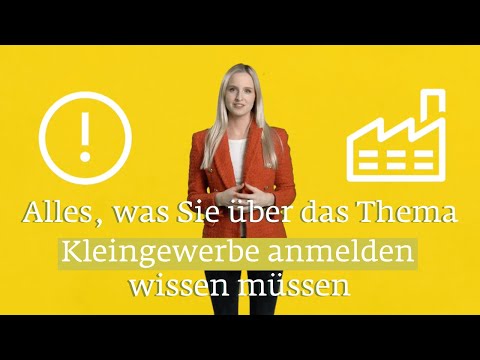 Wie meldet man ein Kleingewerbe an?