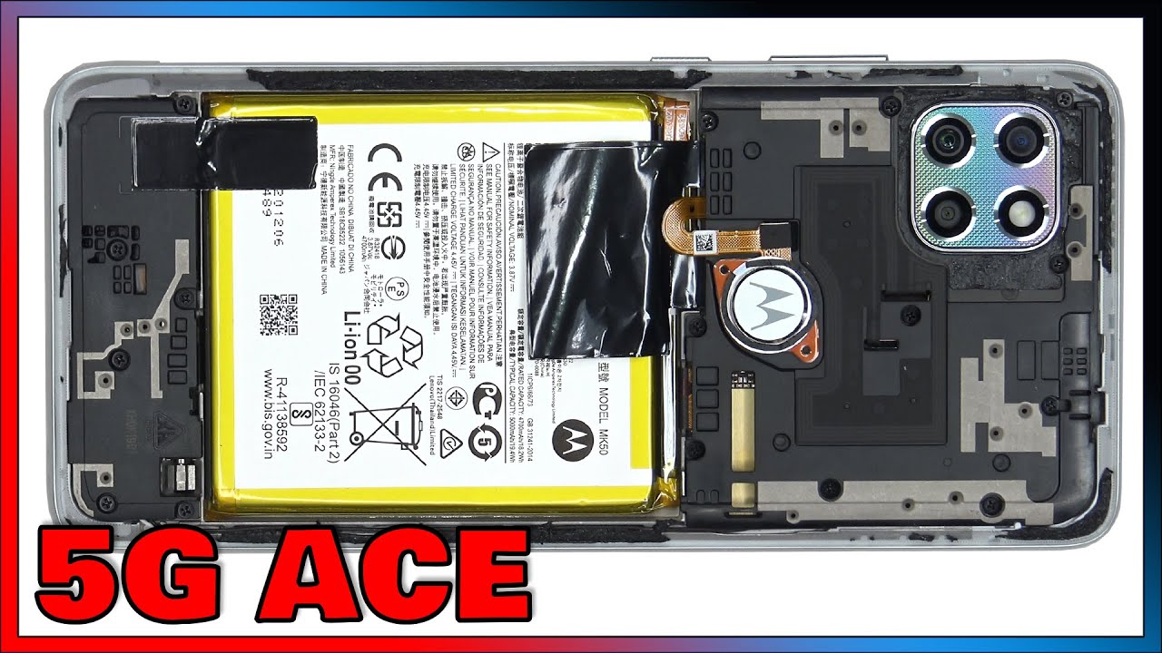 Motorola One 5G Ace Moto G 5G Disassembly Teardown Repair Video Review