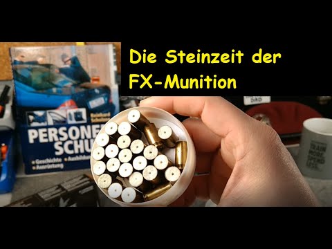 "Force on Force" Trainingsmunition mit VFG-Filzen aus der Zeit vor der FX-Munition