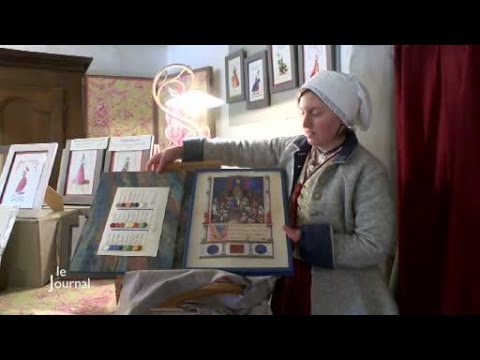 L'enlumineuse Claire Guillemain, meilleur ouvrier de France