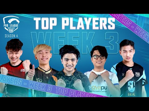 Top Performers - Week 3 | PUBG MOBILE Pro League South Asia Season 4