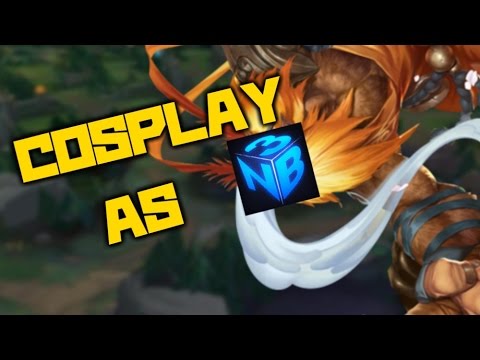MONKEY COSPLAY AS NB3 ! | LeagueOfLegends