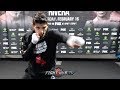 UNDEFEATED PROSPECT JERRY PEREZ SHOWING OFF FAST HANDS DURING SHADOW BOXING WORKOUT