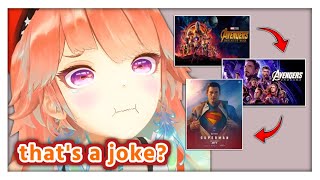 Kiara was too focused to realize that it was just a joke