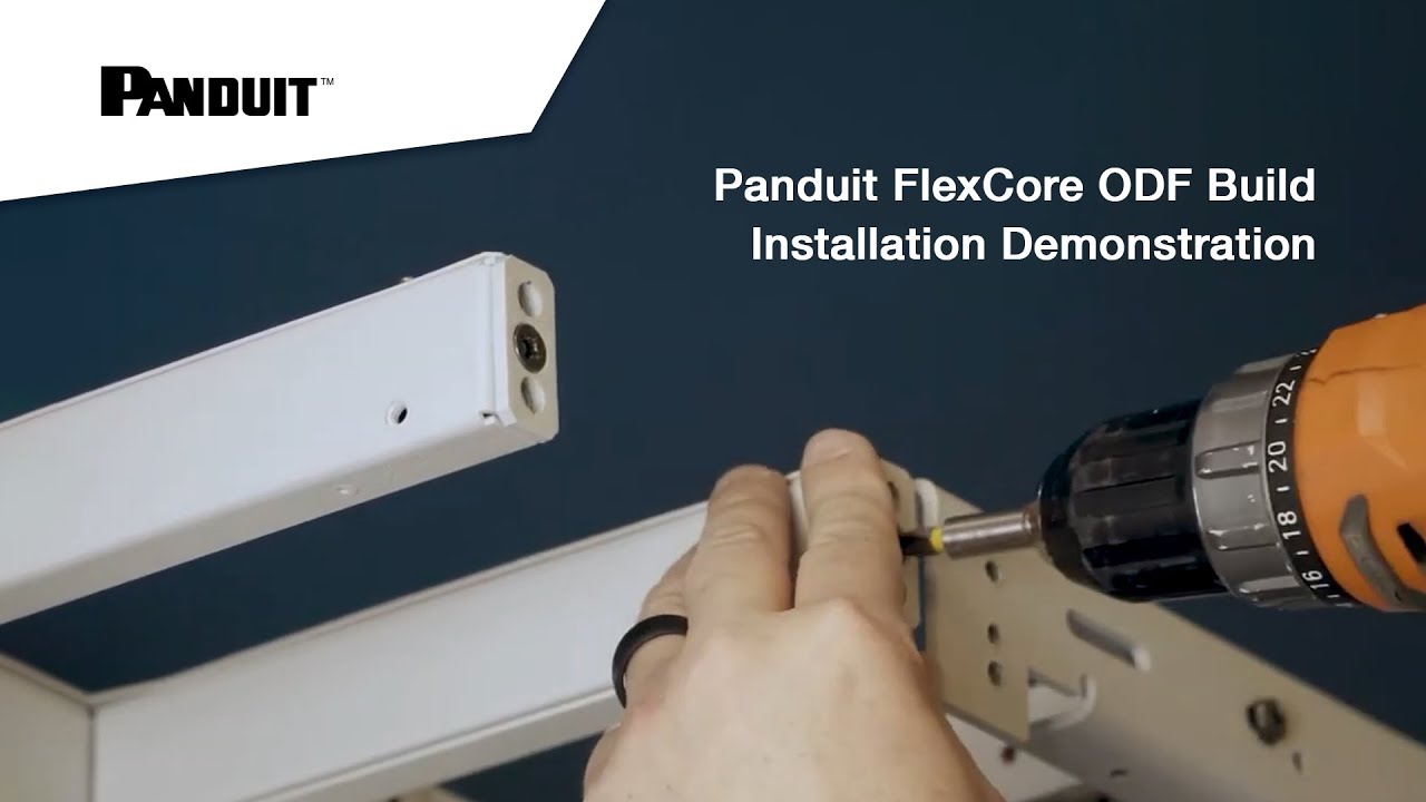 Panduit FlexCore ODF Build Installation Demonstration