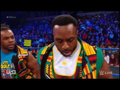 The New Day, Shelton Benjamin, Chad Gable - Pancakes Segment