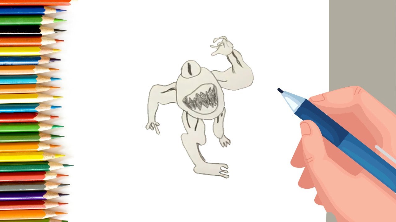 How to draw scary monsters for Kids