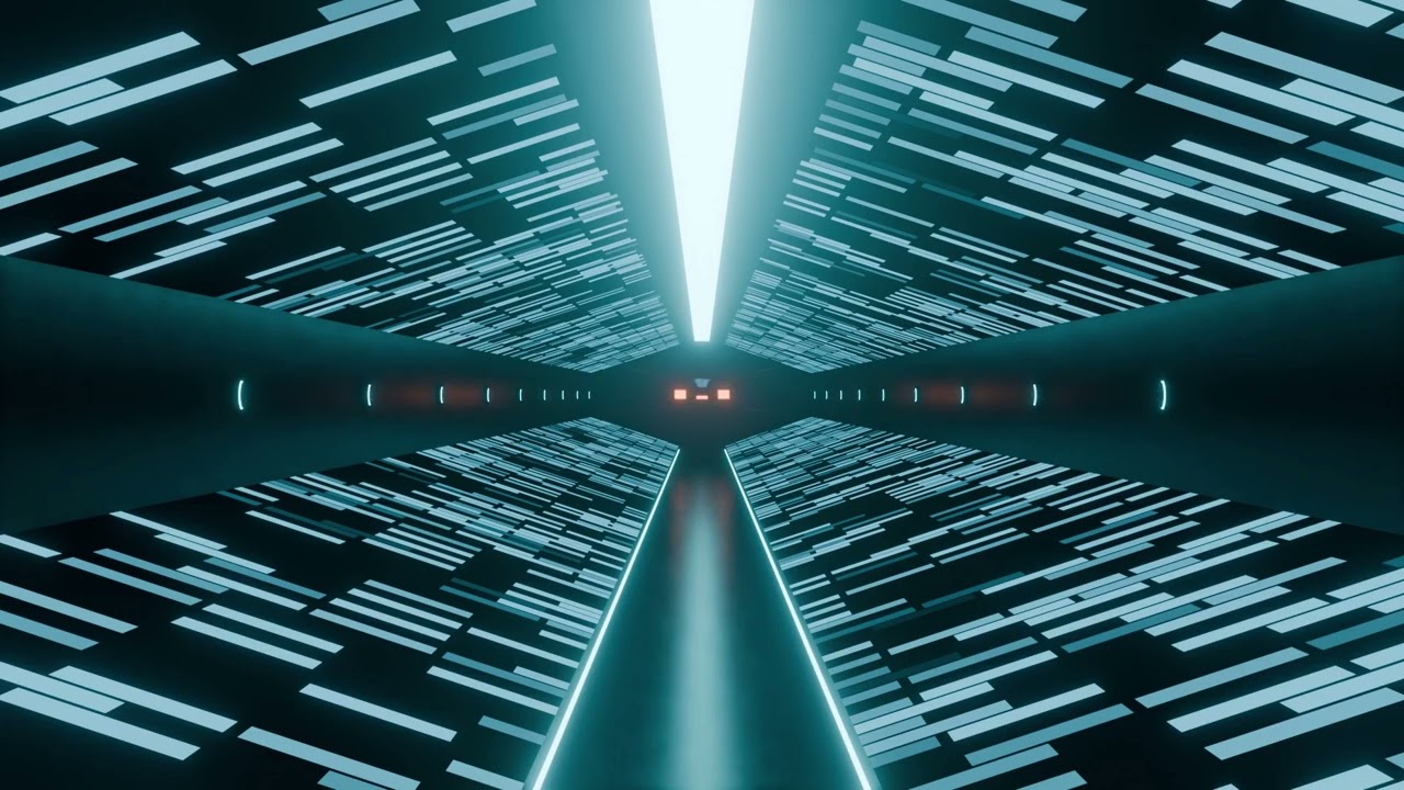 Sci-Fi Tunnel Animation 3D Model