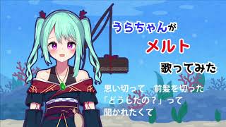 【竜宮うら】メルトすこし歌ってみた アコースティックver.【ニート系Vtuberおとりざ和編】#うららいぶ
