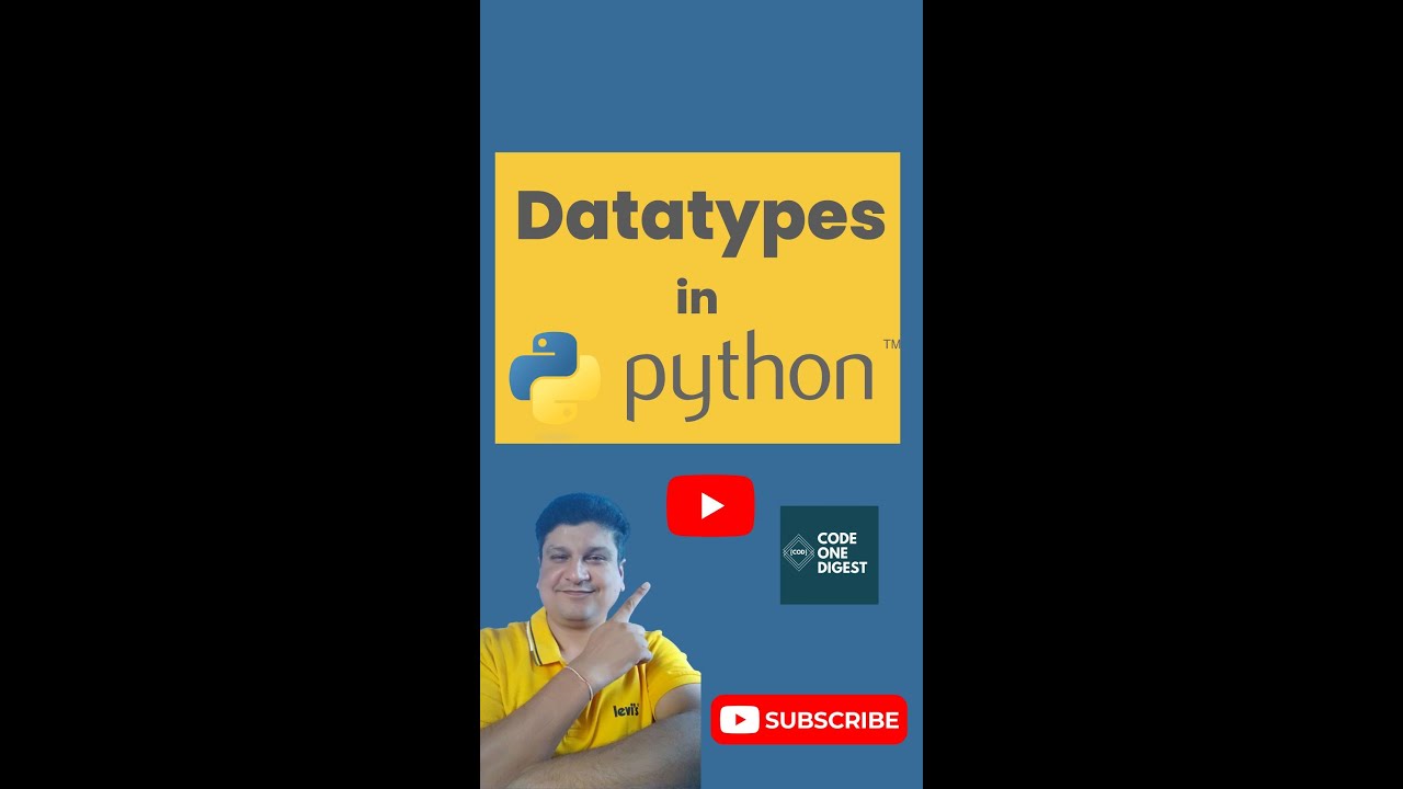 Quick Cheat Sheet to Python Data types for Beginners | Learn Python Datatypes in 1 minute