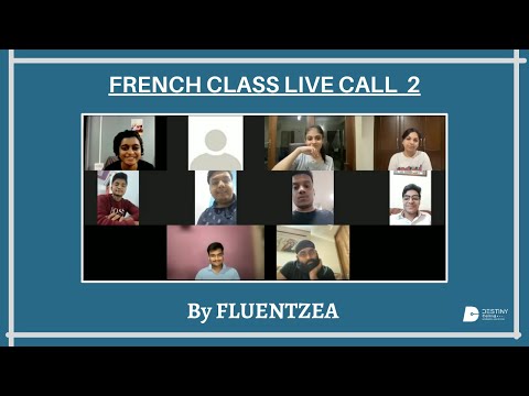 Learn French for France with FLUENTZEA Live french class 2