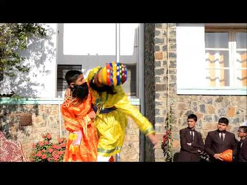 Std IX Celebrating Shiv Saptah in SPIS School Assembly 17 Feb 2018