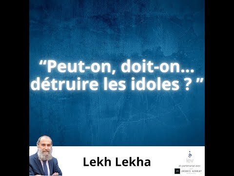 Peut-on, doit-on... détruire les idoles ? Rav Elie Lemmel