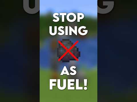 Minecraft Unlimited FUEL Farm (stop using coal) | #Shorts