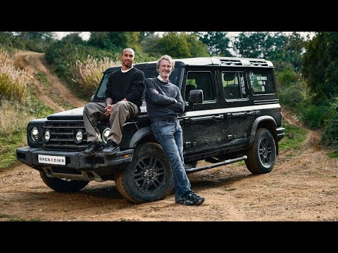 Lewis Hamilton Test Drives The Grenadier With Sir Jim Ratcliffe