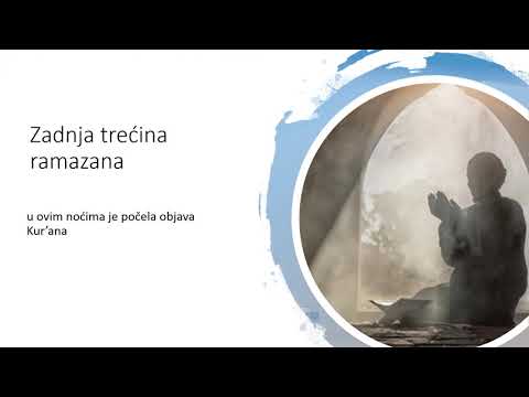 Islamski vjeronauk 6.r OŠ - Itikaf