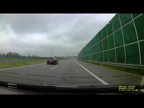 Katowice- Częstochowa: timelapse przez autostradę A1