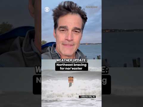 Northeast bracing for nor'easter #shorts