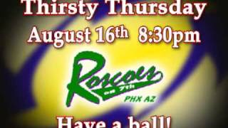 Phoenix Storm Thirsty Thursdays August 16th
