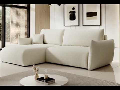 Reversible L shaped corner sofa bed with storage FRIDA