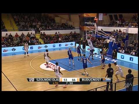 Great alley-oop, Lazeric Jones to Akos Keller (Szolnoki Olaj - Budućnost VOLI, 28.2.2015)