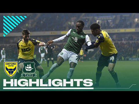Highlights | Oxford United 1-3 Plymouth Argyle