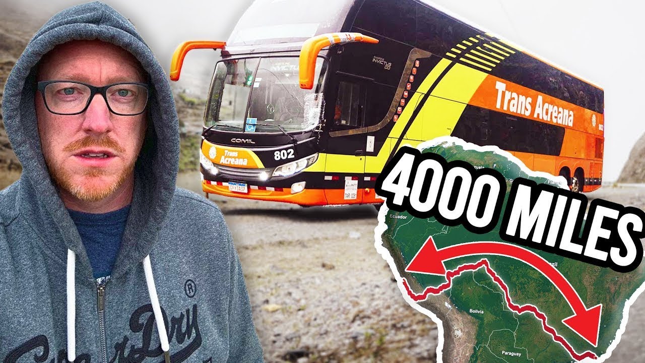 I Spent 6 DAYS on The World's LONGEST Bus Route. It Was HELL.