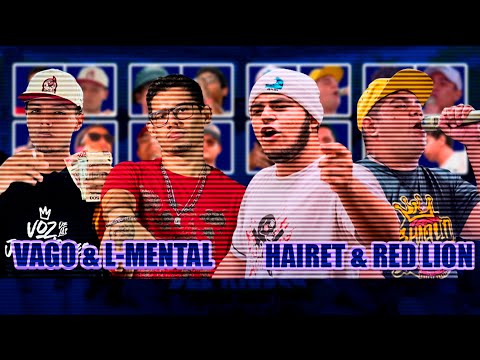 Vago & L-Mental vs Hairet & Red Lion l SEMIS l #1 BATALLA DEL KIOSCO (EDICIÓN THE KING OF FIGHTER)
