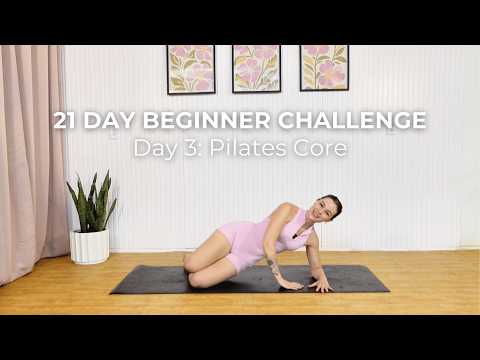 Day 3 | 20 Min Pilates Core Workout for Beginners | Sculpted from Scratch Challenge