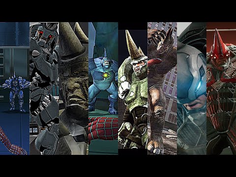 SPIDER-MAN: EVERY RHINO BOSS FIGHT