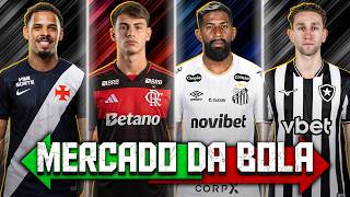 +15 TRANSFERÊNCIAS CONFIRMADAS DO MERCADO DA BOLA DO FUTEBOL BRASILEIRO E EUROPEU
